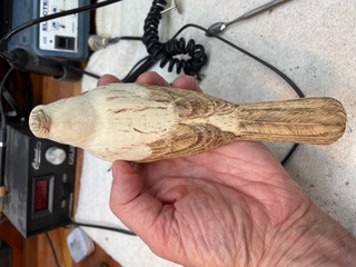 Singing Cardinal work in progress, photo 3