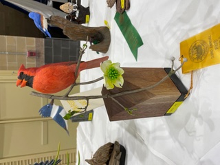 Singing Cardinal work in progress, photo 8
